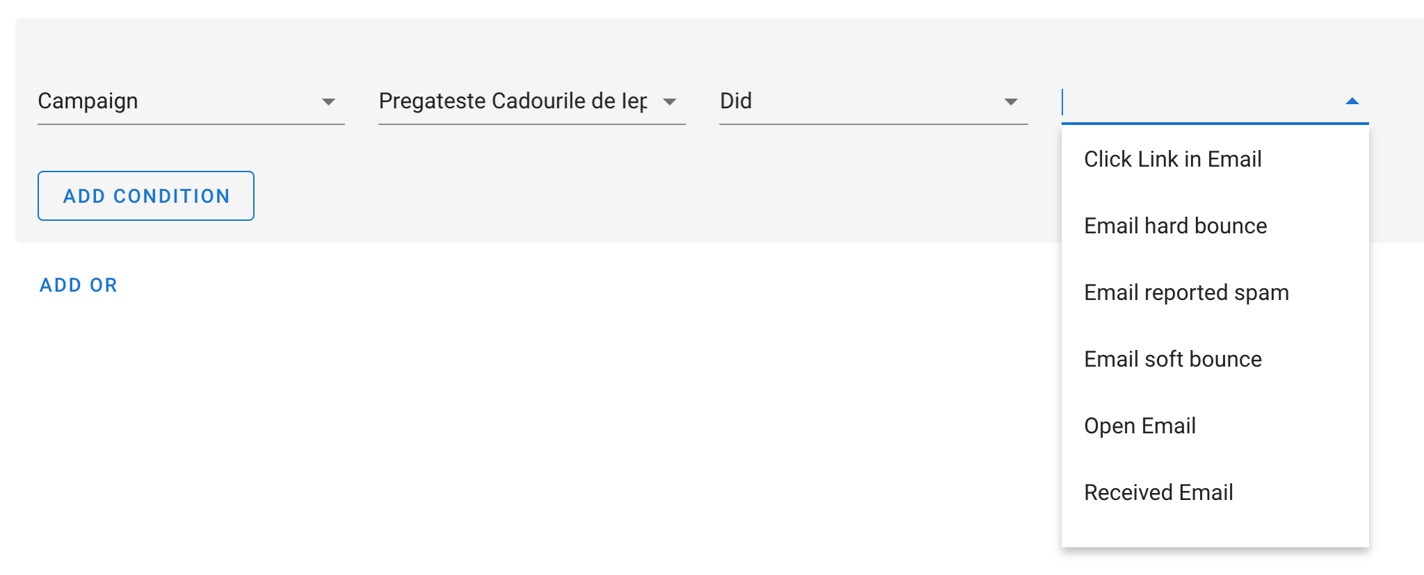 Segment by campaign activity